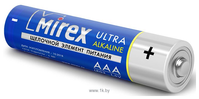 Фотографии Mirex Ultra Alkaline AAA 4 шт. (LR03-E4)