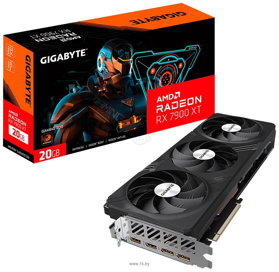 Фотографии Gigabyte Radeon RX 7900 XT Gaming 20G (GV-R79XTGAMING-20GD)