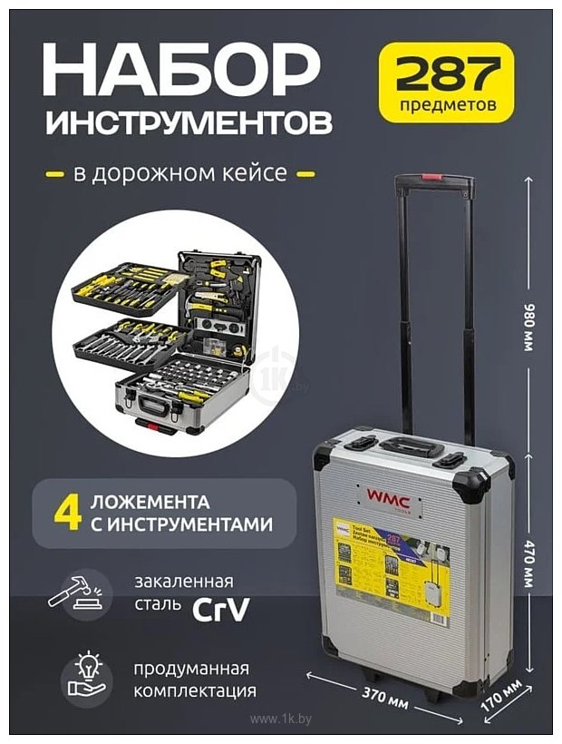 Фотографии WMC Tools WMC-40287 287 предметов