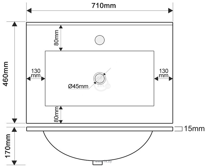 Фотографии ЗОВ  Кито 70 K70LA0MWM-OL70 (аттик/белый матовый)