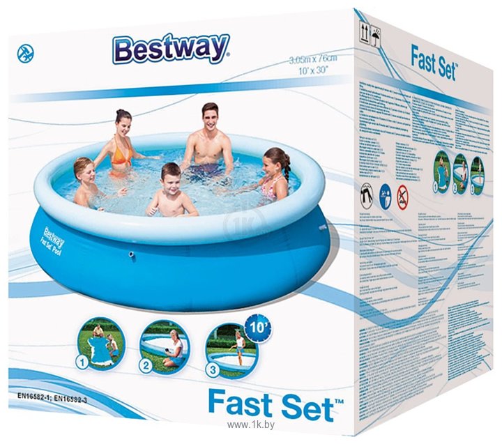 Фотографии Bestway 305х76 (синий) (57266)