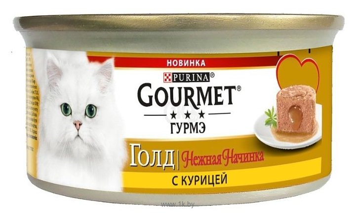 Фотографии Gourmet (0.085 кг) 1 шт. Gold Нежная начинка с курицей