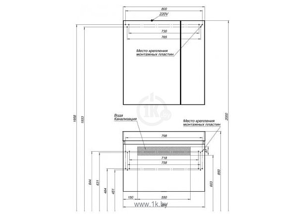 Фотографии Aquanet  Нью-Йорк 85 00203954 (орех)