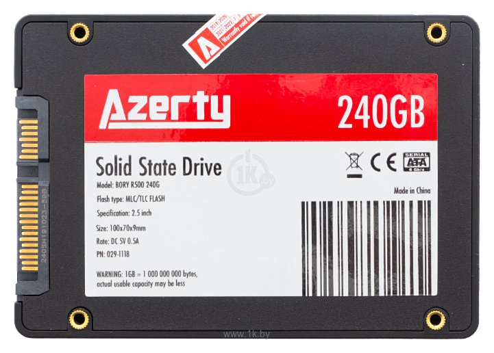 Фотографии Azerty 240 GB Bory R500 240G