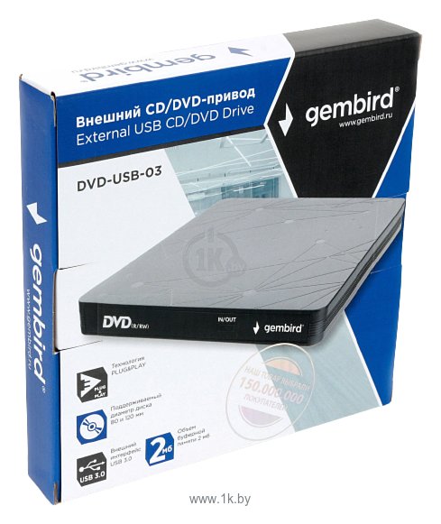 Фотографии Gembird DVD-USB-03