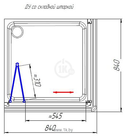 Фотографии Radomir Люкс 80х80 1-03-2-0-0-0991 (матовое стекло)