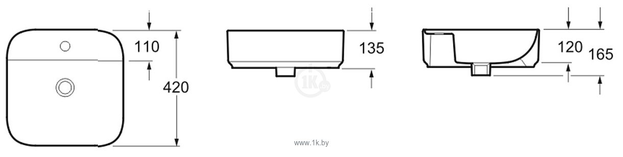 Фотографии Lavinia Boho Bathroom Sink Slim 33311007