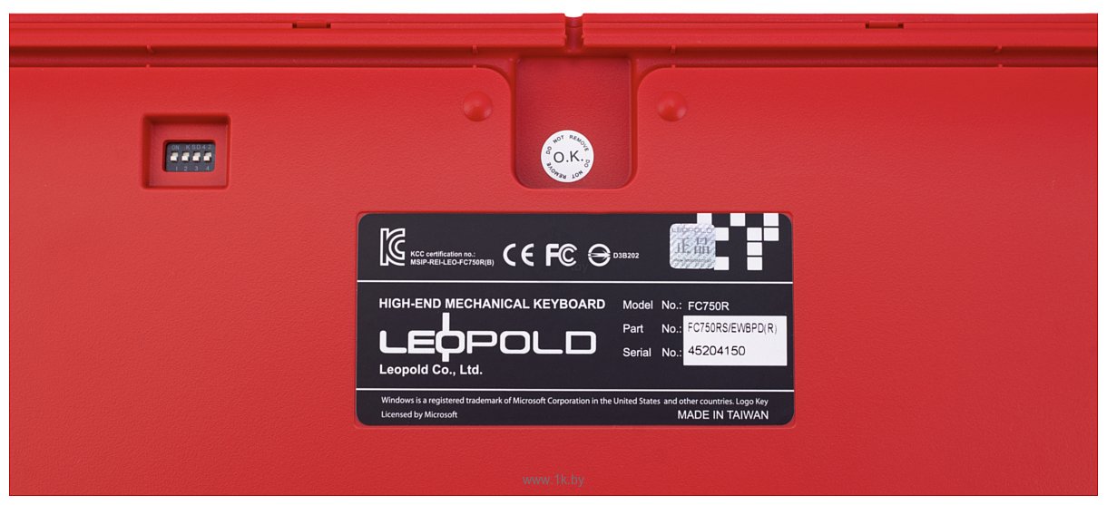 Фотографии Leopold FC750R BT White Blue Star Cherry MX Silent Red (без кириллицы)