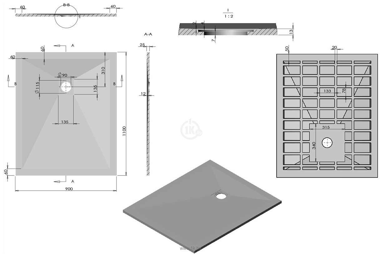 Фотографии Vincea VST-4SR9011W 110x90