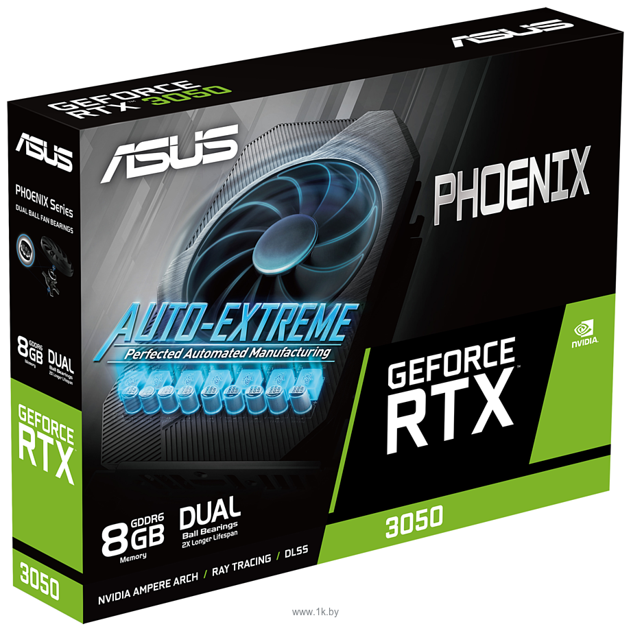 Фотографии ASUS Phoenix GeForce RTX 3050 V2 8GB GDDR6 (PH-RTX3050-8G-V2)