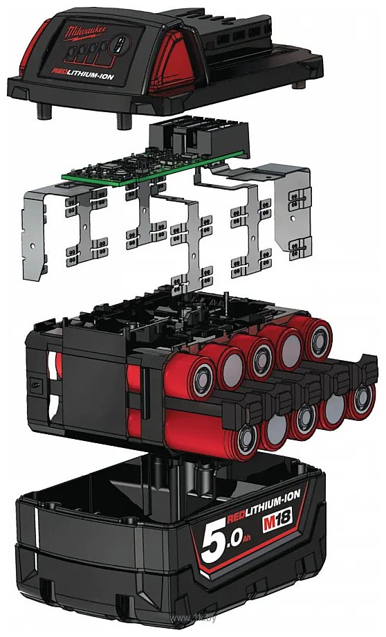 Фотографии Milwaukee M18 M18B5 4932430483 (18В/5 Ач)