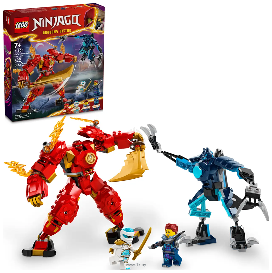 Фотографии LEGO Ninjago 71808 Стихийный огненный робот Кая