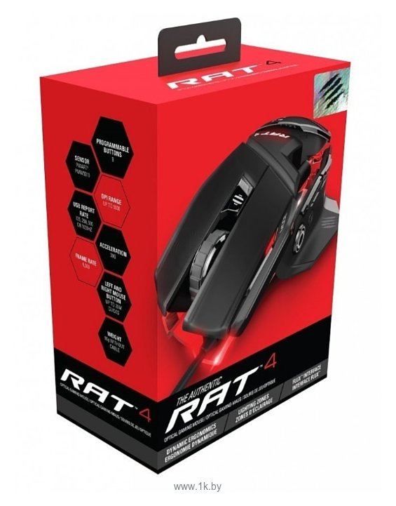 Фотографии Mad Catz the authentic R.A.T.4 black USB