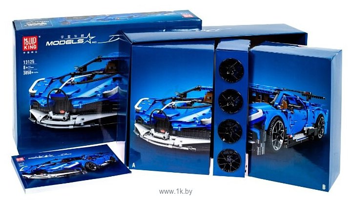 Фотографии Mould King Models 13125 Bugatti Divo