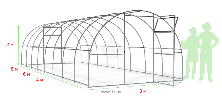 Фотографии Агросфера Плюс Премиум 6 м (3 мм поликарбонат)