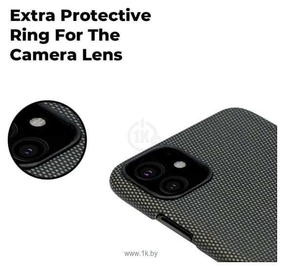 Фотографии Pitaka Air Case для iPhone 11 Pro Max (plain, черный/желтый)