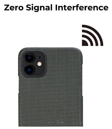 Фотографии Pitaka Air Case для iPhone 11 Pro Max (plain, черный/желтый)