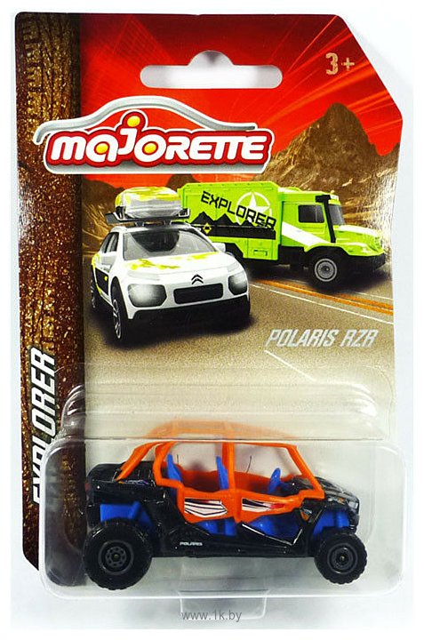 Фотографии Majorette Explorer 212057601 Polaris RZR (синий/оранжевый)