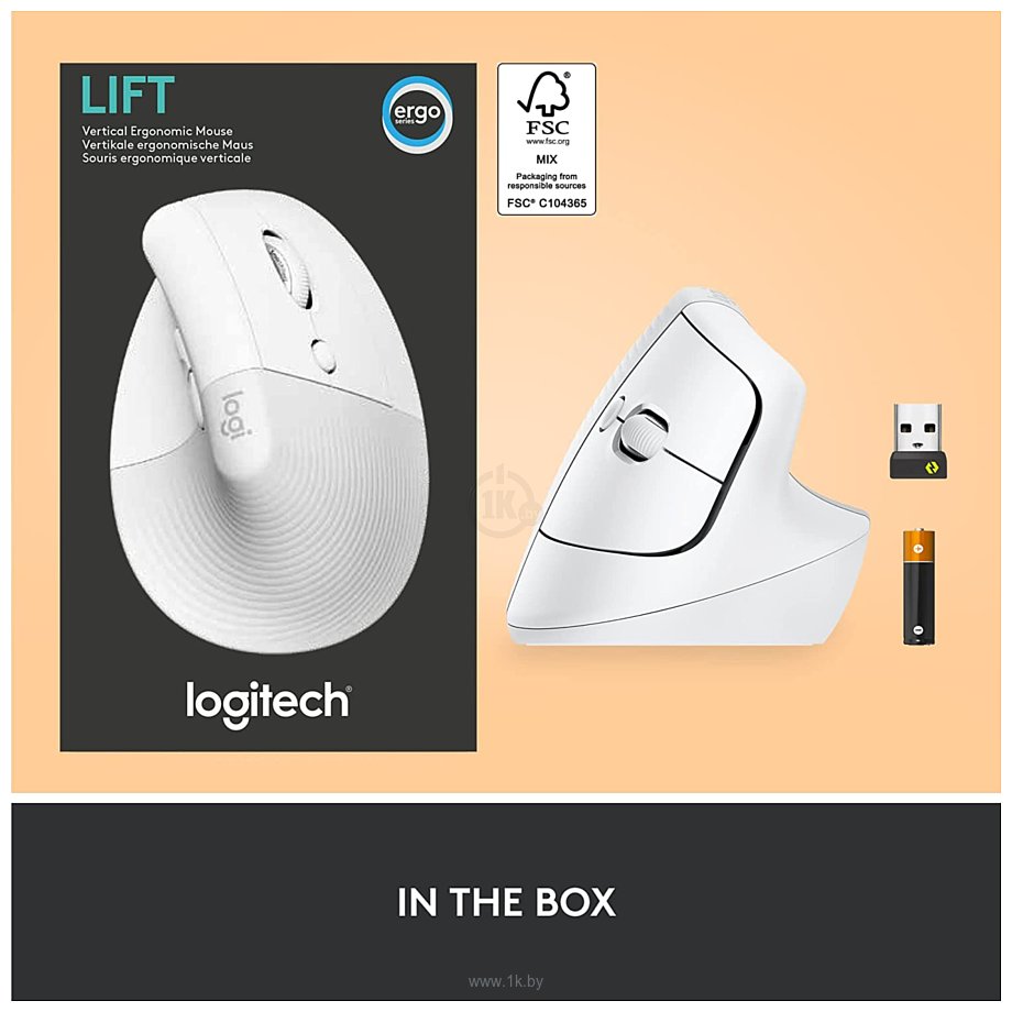 Фотографии Logitech Lift white