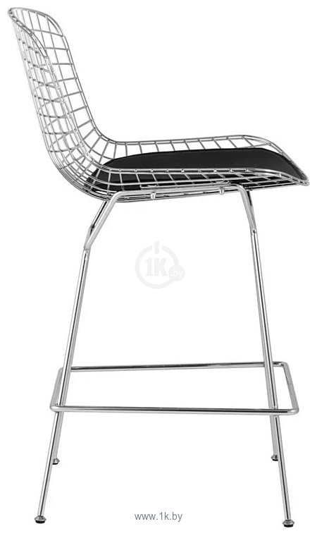 Фотографии Stool Group Bertoia BTY-24L-P6 CH/BL (хромированный с черной подушкой)