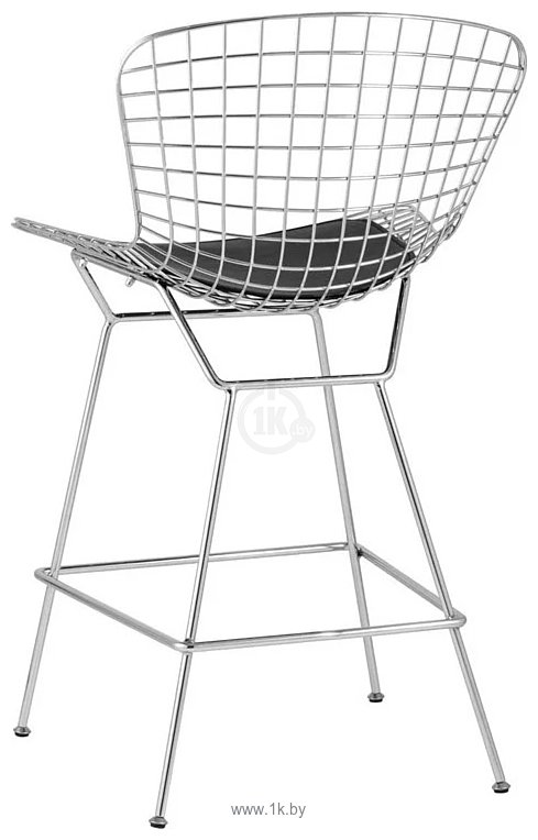 Фотографии Stool Group Bertoia BTY-24L-P6 CH/BL (хромированный с черной подушкой)