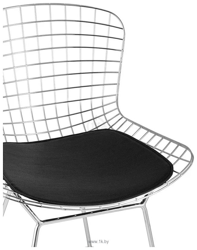 Фотографии Stool Group Bertoia BTY-24L-P6 CH/BL (хромированный с черной подушкой)