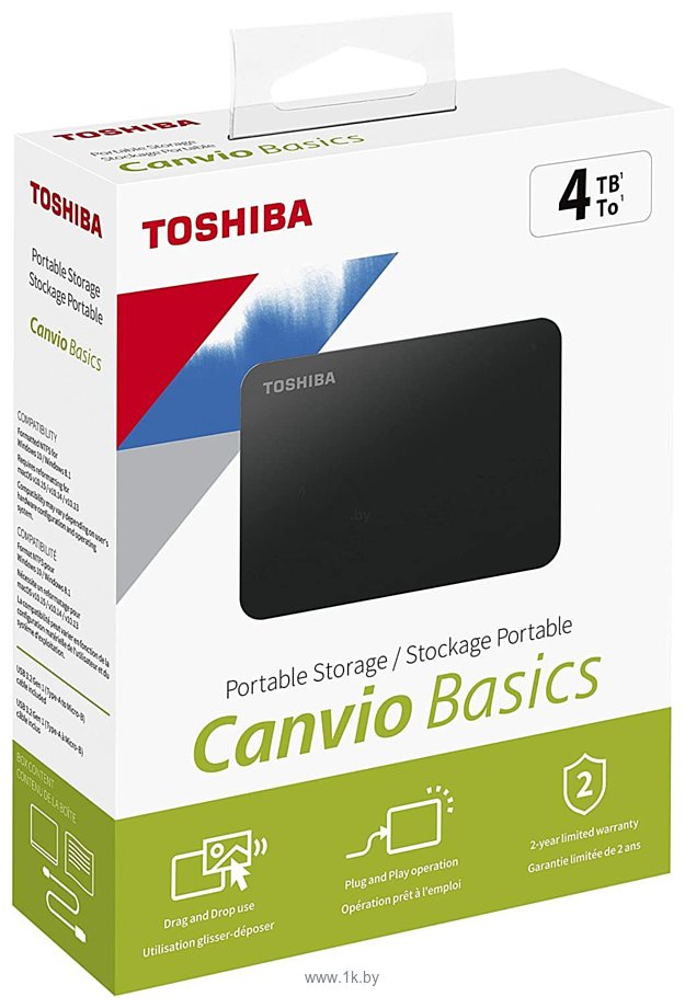 Фотографии Toshiba Canvio Basics 4TB HDTB440EK3AA