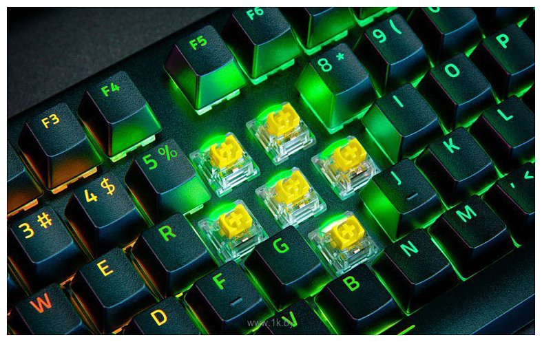 Фотографии Razer blackWidow V4 Pro Razer Yellow (без кириллицы)