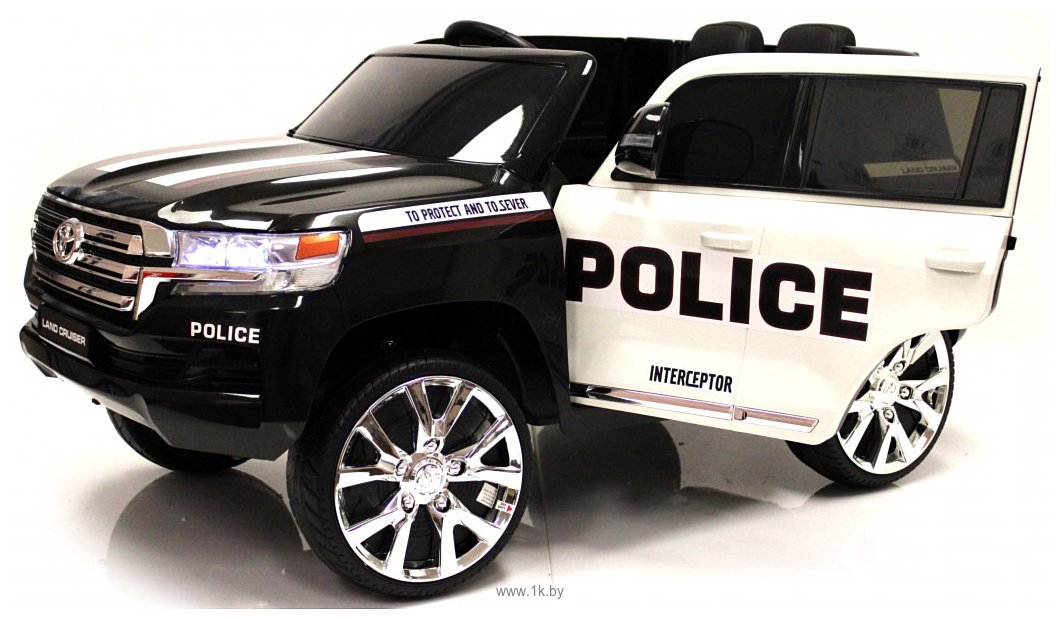 Фотографии RiverToys Toyota Land Cruiser 200 JJ2022 (полицейский белый)