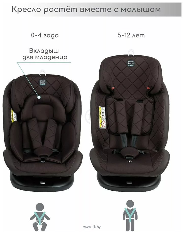 Фотографии Amarobaby Brilliant Isofix AMARO-2003-BrKo