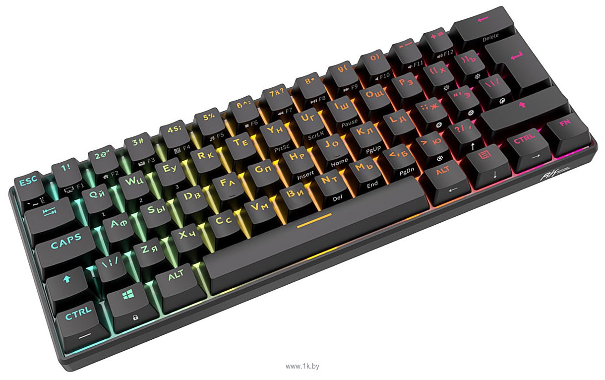 Фотографии Royal Kludge RK61 New RGB black, RK Red