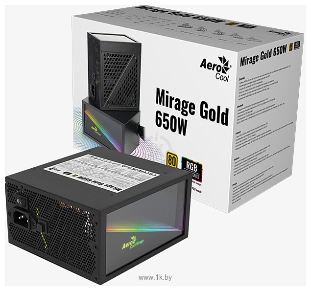 Фотографии AeroCool Mirage Gold 850W