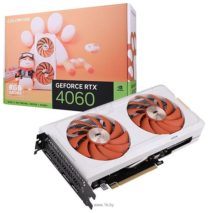 Фотографии Colorful GeForce RTX 4060 MEOW-ORG 8GB-V