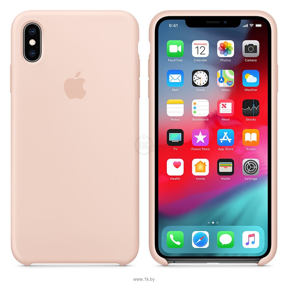 Фотографии Apple Silicone Case для iPhone XS Pink Sand