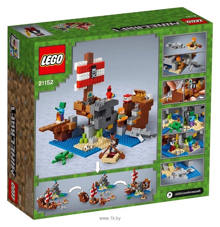 Фотографии LEGO Minecraft 21152 Приключения на пиратском корабле
