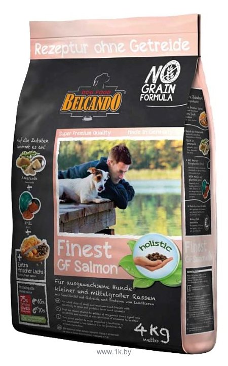 Фотографии Belcando Finest GF Salmon для собак мелких и средних пород (4 кг)