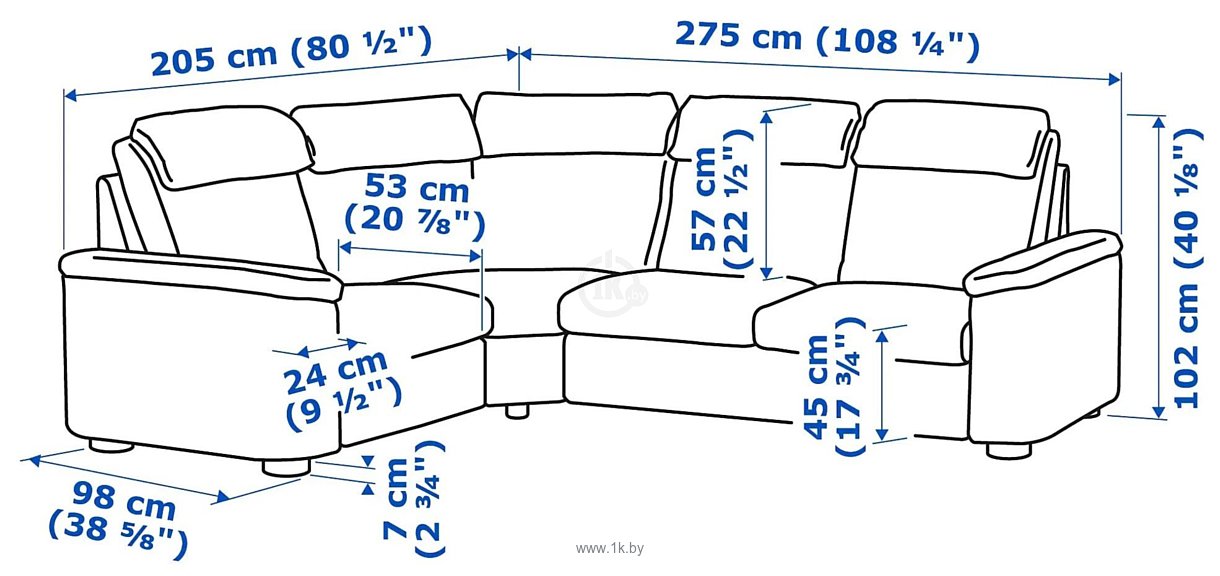 Фотографии Ikea Лидгульт 192.574.20 (темно-коричневый)