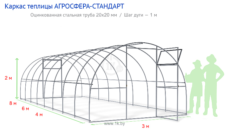 Фотографии Агросфера Стандарт Экстра 6 м (3 мм поликарбонат)