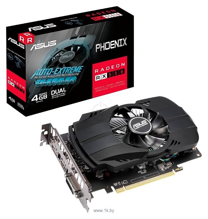 Фотографии ASUS Phoenix Radeon RX 550 4GB (PH-RX550-4G-EVO)