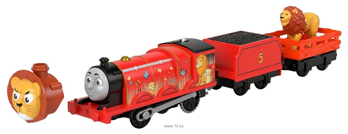 Фотографии Thomas and Friends Поездной состав Паровозик с маской животного серия TrackMaster GLK69