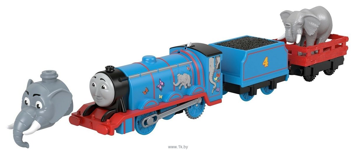 Фотографии Thomas and Friends Поездной состав Паровозик с маской животного серия TrackMaster GLK69