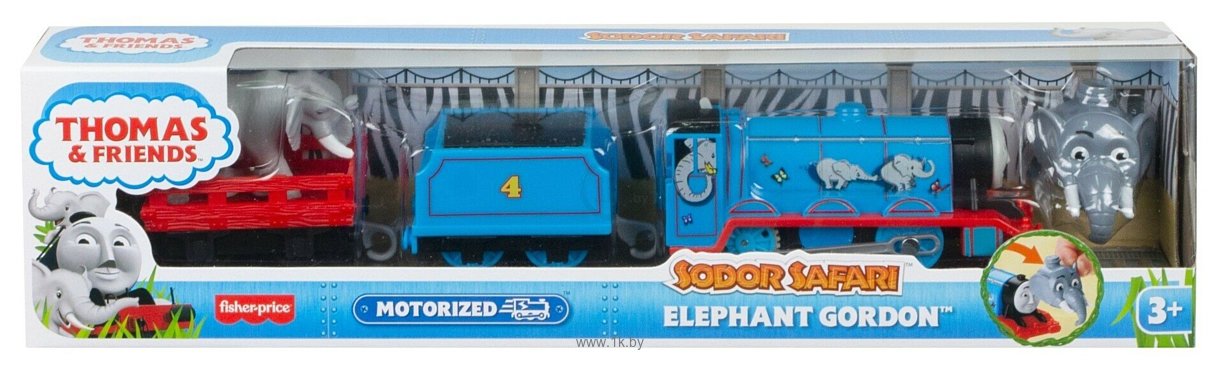 Фотографии Thomas and Friends Поездной состав Паровозик с маской животного серия TrackMaster GLK69