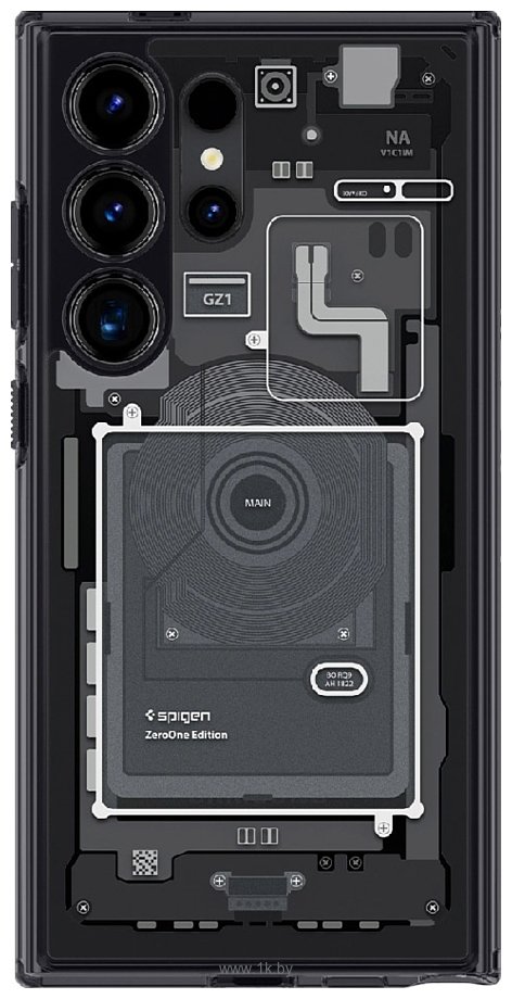 Фотографии Spigen Ultra Hybrid Zero One для Galaxy S24 Ultra ACS07293 (разноцветный)