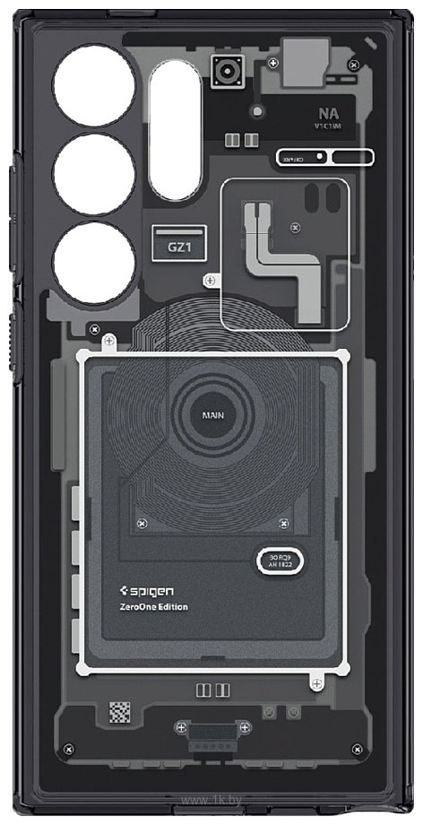 Фотографии Spigen Ultra Hybrid Zero One для Galaxy S24 Ultra ACS07293 (разноцветный)