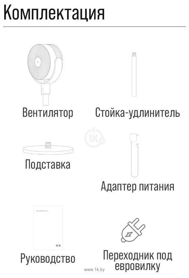 Фотографии Xiaomi MiJia Circulating Fan Dual-use BPLDS08DM (китайская версия)