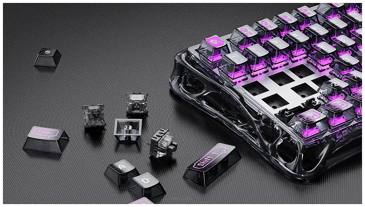 Фотографии Gravastar Mercury V75 Lite Transparent black GravaStar Magnetic blackcore