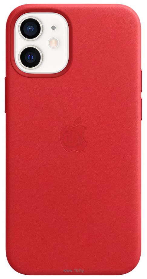 Фотографии Apple MagSafe Leather Case для iPhone 12 mini (алый)