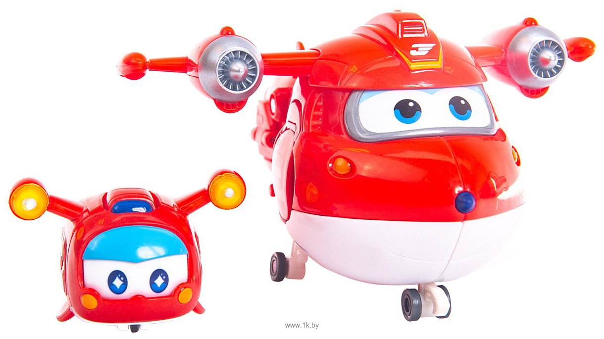 Фотографии Super Wings Заряженный Джетт и Супер питомец Джетт EU750421