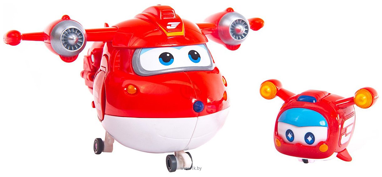 Фотографии Super Wings Заряженный Джетт и Супер питомец Джетт EU750421