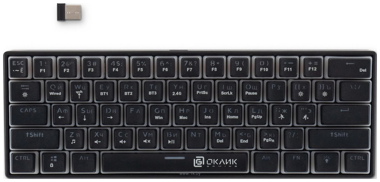 Фотографии Oklick K763W black